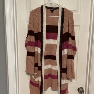 Torrid size 2 multicolor sweater cardigan
